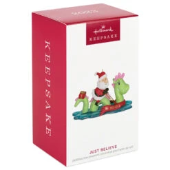 Hallmark Just Believe Ornament -Ornament Shop Santa on Loch Ness Monster Keepsake Ornament 2199QGO2859 04