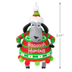 Hallmark Baaaaah Humbug! Ornament -Ornament Shop Sheep in Baaaaah Humbug Sweater Keepsake Ornament 1799QGO2849 03