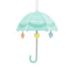Signature Baby Umbrella Porcelain Hallmark Ornament -Ornament Shop Signature Baby Umbrella Porcelain Christmas Ornament 1HDL2175 01