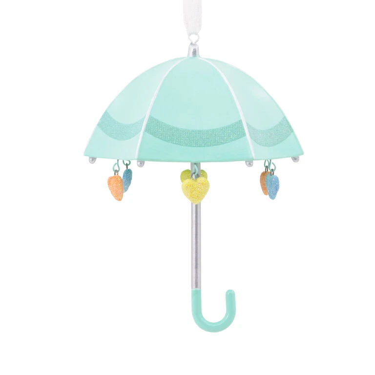 Signature Baby Umbrella Porcelain Hallmark Ornament 6 Signature Baby Umbrella Porcelain Hallmark Ornament - Image 4
