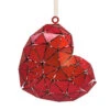 Signature Heart Metal Hallmark Ornament -Ornament Shop Signature Heart Metal Christmas Ornament 1HDL2172 01