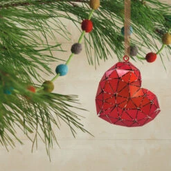 Signature Heart Metal Hallmark Ornament 7 Signature Heart Metal Hallmark Ornament -Ornament Shop Signature Heart Metal Christmas Ornament 1HDL2172 02