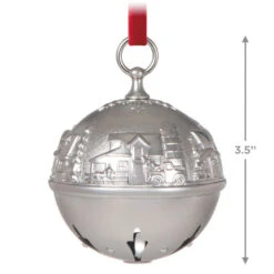 Hallmark Ring In The Season Metal Bell Ornament -Ornament Shop Silver Jingle Bell Keepsake Ornament 2699QXR8139 03