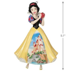 Hallmark Disney Princess Celebration Snow White Porcelain Ornament 10 Hallmark Disney Princess Celebration Snow White Porcelain Ornament -Ornament Shop Snow White With Castle Dress Keepsake Ornament 2999QXR8189 03