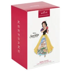 Hallmark Disney Princess Celebration Snow White Porcelain Ornament 11 Hallmark Disney Princess Celebration Snow White Porcelain Ornament -Ornament Shop Snow White With Castle Dress Keepsake Ornament 2999QXR8189 04