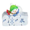 Hallmark Mini A Snowy 2023 Ornament With Light, 1.25" 2 Hallmark Mini A Snowy 2023 Ornament With Light, 1.25" -Ornament Shop Snowman 2023 Keepsake Ornament 1299QXM9209 01