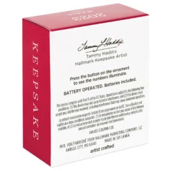 Hallmark Mini A Snowy 2023 Ornament With Light, 1.25" -Ornament Shop Snowman 2023 Keepsake Ornament 1299QXM9209 05