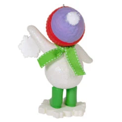 Hallmark Sweet Snowman 2023 Ornament -Ornament Shop Snowman With Snowflake Ornament Keepsake Ornament 3999QGO2777 06