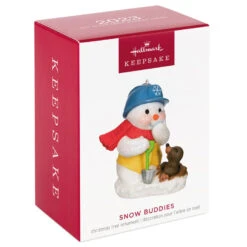 Hallmark Snow Buddies 2023 Ornament -Ornament Shop Snowman and Gopher Keepsake Ornament 1799QXR8037 04