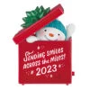 Hallmark Smiles Across The Miles 2023 Recordable Sound Ornament 2 Hallmark Smiles Across The Miles 2023 Recordable Sound Ornament -Ornament Shop Snowman in Red Present Keepsake Ornament 2499QGO2619 01