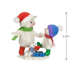 Hallmark Making Memories Dancing To The Beat Ornament -Ornament Shop Snowmen Dancing Keepsake Ornament 1799QXR8059 03