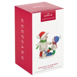 Hallmark Making Memories Dancing To The Beat Ornament -Ornament Shop Snowmen Dancing Keepsake Ornament 1799QXR8059 04