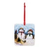 Snowmen Couple Magnet Ornament And Matching Card 2 Snowmen Couple Magnet Ornament And Matching Card -Ornament Shop Snowmen Magnet Ornament With Card 2020230470 01