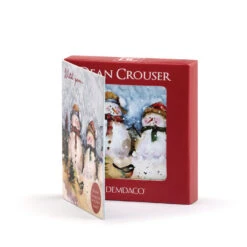 Snowmen Couple Magnet Ornament And Matching Card -Ornament Shop Snowmen Magnet Ornament With Card 2020230470 03