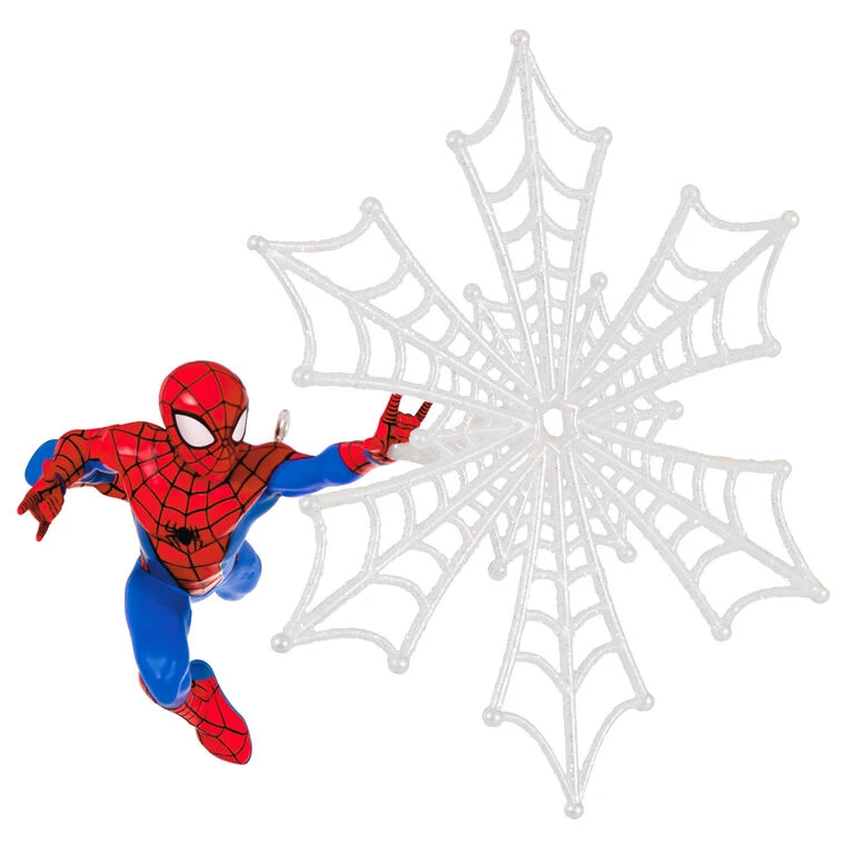 Hallmark Marvel Spider-Man Spidey Spins A Snowflake Ornament 3 Hallmark Marvel Spider-Man Spidey Spins A Snowflake Ornament