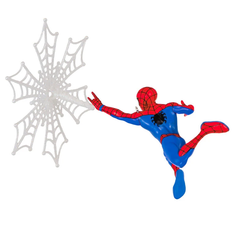Hallmark Marvel Spider-Man Spidey Spins A Snowflake Ornament 8 Hallmark Marvel Spider-Man Spidey Spins A Snowflake Ornament - Image 6
