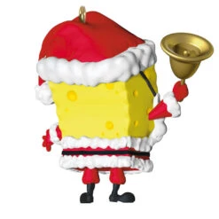 Hallmark Nickelodeon SpongeBob SquarePants Santa Ornament -Ornament Shop SpongeBob Santa Keepsake Ornament 1899QXI7367 06