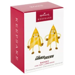 Hallmark Star Trek™: Lower Decks Badgey Ornaments, Set Of 2 -Ornament Shop Star Trek Badgeys Keepsake Ornaments 1999QXI7027 04