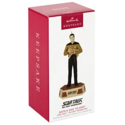 Hallmark Star Trek™: The Next Generation Data's Ode To Spot Ornament With Sound -Ornament Shop Star Trek Data With Cat Keepsake Ornament 2299QXI7029 04