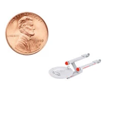 Hallmark Mini Star Trek™ U.S.S. Enterprise NCC-1701 Ornament, 0.035" -Ornament Shop Star Trek USS Enterprise Keepsake Ornament 1099QXM9327 07