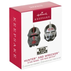 Hallmark Mini Star Wars: The Bad Batch™ Hunter™ And Wrecker™ Ornaments, Set Of 2 -Ornament Shop Star Wars Bad Batch Hunter Wrecker Keepsake Ornaments 1999QXM9309 04