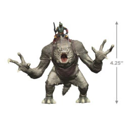 Hallmark Star Wars: The Book Of Boba Fett™ Riding Into The Battle Ornament -Ornament Shop Star Wars Boba Fett on Rancor Keepsake Ornament 2499QXI7087 03