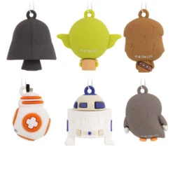 Mini Star Wars™ Shatterproof Hallmark Ornaments, Set Of 6 -Ornament Shop Star Wars Characters Miniature Christmas Ornaments Set of 6 2HCM6129 06