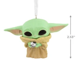 Star Wars: The Mandalorian™ Grogu™ Funko POP!® Hallmark Ornament -Ornament Shop Star Wars The Mandalorian Grogu Funko POP Christmas Ornament 3HCM1098 03