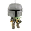 Star Wars The Mandalorian™ With Grogu™ Funko POP!® Hallmark Ornament -Ornament Shop Star Wars The Mandalorian With Grogu Funko POP Christmas Ornament 3HCM1103 01