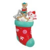 Hallmark Stocking Stuffers Surprise Mystery 2023 Exclusive Ornament -Ornament Shop Stocking With Mouse and Star Cookie Keepsake Ornament 1999QXC5619 01