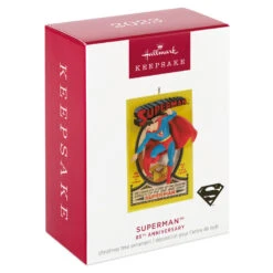 Hallmark DC™ 85th Anniversary Superman™ Ornament -Ornament Shop Superman Comic Book Keepsake Ornament 1999QXI6109 04