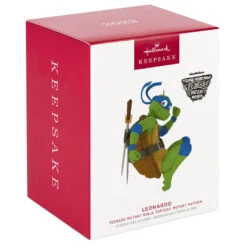 Hallmark Teenage Mutant Ninja Turtles: Mutant Mayhem Leonardo Ornament -Ornament Shop TMNT Mutant Mayhem Leonardo Keepsake Ornament 1899QXI7369 04