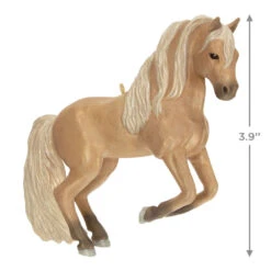 Hallmark Andalusian Dream Horse Ornament -Ornament Shop Tan Horse Keepsake Ornament 1799QGO2709 03