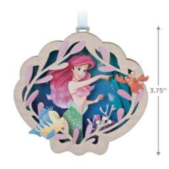 Hallmark Disney The Little Mermaid Ariel And Friends Papercraft Ornament -Ornament Shop The Little Mermaid and Friends Keepsake Ornament 1999QXD6579 03