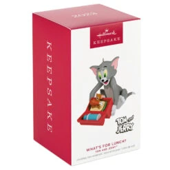 Hallmark Tom And Jerry™ What's For Lunch? Ornament -Ornament Shop Tom and Jerry Lunch Box Keepsake Ornament 1899QXI6059 04