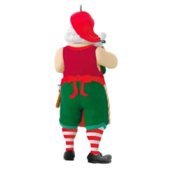 Hallmark Toymaker Santa Surprise Mystery Ornament -Ornament Shop Toymaker Santa Holding Stocking Keepsake Ornament 1999QGO2967 08