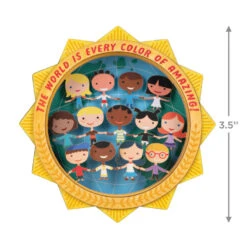 Hallmark UNICEF Every Color Of Amazing Papercraft Ornament 10 Hallmark UNICEF Every Color Of Amazing Papercraft Ornament -Ornament Shop UNICEF Children of World Keepsake Ornament 1999QXI7497 03