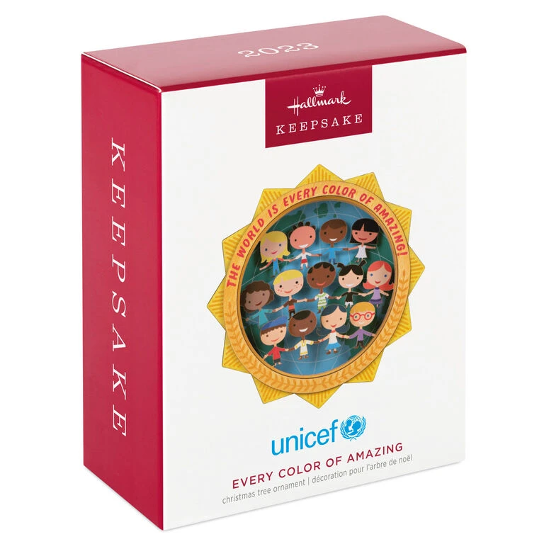 Hallmark UNICEF Every Color Of Amazing Papercraft Ornament 6 Hallmark UNICEF Every Color Of Amazing Papercraft Ornament - Image 4