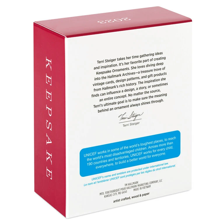 Hallmark UNICEF Every Color Of Amazing Papercraft Ornament 7 Hallmark UNICEF Every Color Of Amazing Papercraft Ornament - Image 5