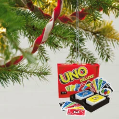 Hallmark Mattel UNO™ Family Game Night® Ornament 9 Hallmark Mattel UNO™ Family Game Night® Ornament -Ornament Shop UNO Game Keepsake Ornament 1899QXR8249 02