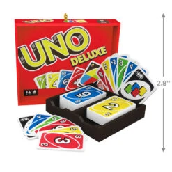 Hallmark Mattel UNO™ Family Game Night® Ornament 10 Hallmark Mattel UNO™ Family Game Night® Ornament -Ornament Shop UNO Game Keepsake Ornament 1899QXR8249 03