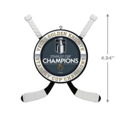 Hallmark NHL® Vegas Golden Knights® 2023 Stanley Cup® Champions Hockey Ornament -Ornament Shop Vegas Golden Knights Stanley Cup Keepsake Ornament 2499QHR1263 03