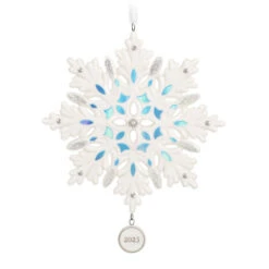 Hallmark Snowflake 2023 Porcelain Ornament