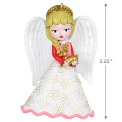 Hallmark Heirloom Angels Ornament 10 Hallmark Heirloom Angels Ornament -Ornament Shop White Pink Angel Keepsake Ornament 1699QXR8197 03