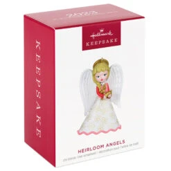 Hallmark Heirloom Angels Ornament 11 Hallmark Heirloom Angels Ornament -Ornament Shop White Pink Angel Keepsake Ornament 1699QXR8197 04