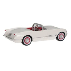Hallmark 1953 Chevrolet® Corvette® 70th Anniversary 2023 Metal Ornament -Ornament Shop White and Red Corvette Car Keepsake Ornament 2199QXE3247 06