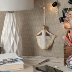 Willow Tree Butterfly Ornament, 4.75" -Ornament Shop Willow Tree Butterfly Girl Figurine Ornament 27924 03