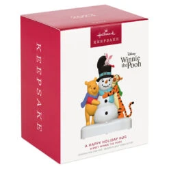 Hallmark Disney Winnie The Pooh A Happy Holiday Hug Musical Ornament -Ornament Shop Winnie the Pooh Tigger Piglet Keepsake Ornament 2999QXD6737 04