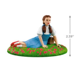 Hallmark The Wizard Of Oz™ Under The Poppies' Spell Ornament -Ornament Shop Wizard of Oz Dorothy in Poppies Keepsake Ornament 2199QXI6107 03